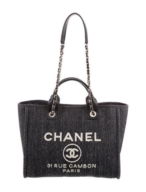 chanel deauville shopper|chanel deauville tote for sale.